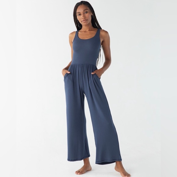 IMBODHI Pants - IMBŌDHI Hana Jumpsuit, Indigo